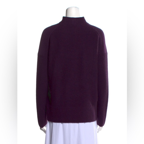 ❤️ Vince boiled cashmere funnel neck sweater purple - Picture 2 of 4